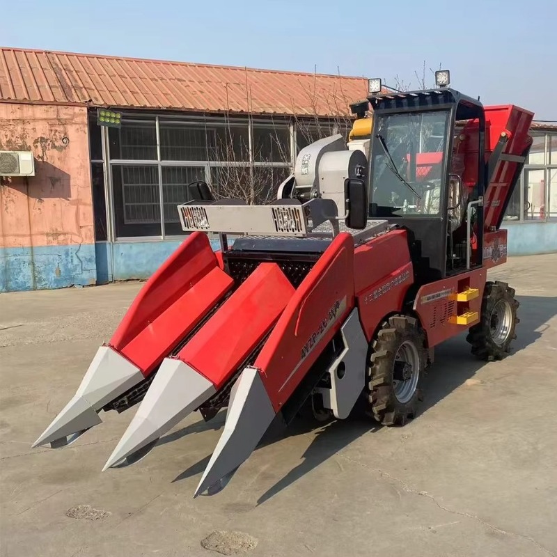 Mini Four Wheel Corn Combine H - Agriculture Farming Steps ulasan dan harga