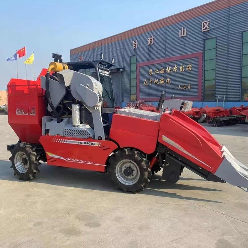 Mini Four Wheel Corn Combine H - Agriculture Farming Steps ulasan dan harga