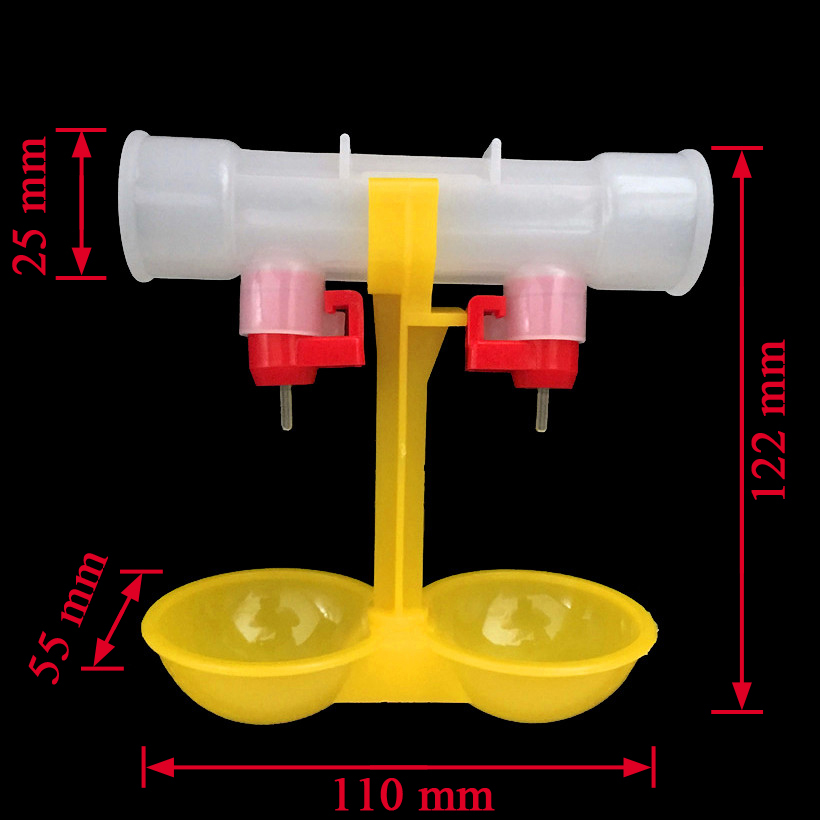 Chicken waterer double nipple  - Chicken Nipple Drinker ulasan dan harga