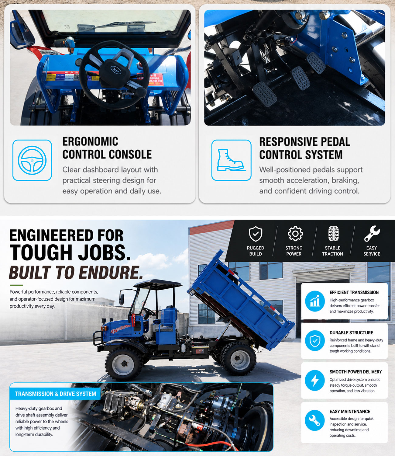 Factory Supply 800CC 4WD UTV A - Agriculture Farming Vehicles ulasan dan harga